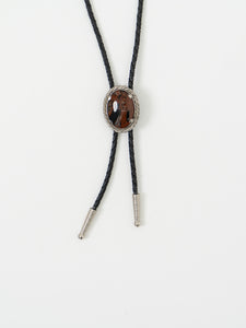 Vintage x Framed Brown Marble Bolo