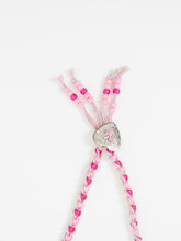 Load image into Gallery viewer, Vintage x Pink Fringe Beaded Bolo Tie