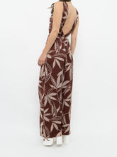 Load image into Gallery viewer, MNG x Brown &amp; White Floral Jumpsuit (XS, S)