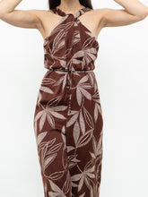 Load image into Gallery viewer, MNG x Brown &amp; White Floral Jumpsuit (XS, S)