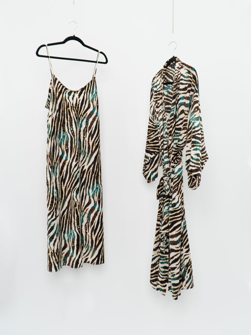 NATORI x White Tiger Robe & Dress Set (L, XL)