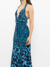 Load image into Gallery viewer, FREE PEOPLE x Blue Floral Button-Up Dress (XS, S)