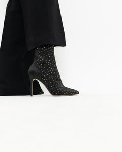 BADGLEY MISCHKA x Black Rhinestone Heeled Boots (7)