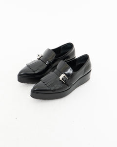 PRADA x Black Classic Loafers (10)