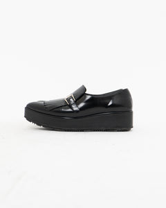 PRADA x Black Classic Loafers (10)