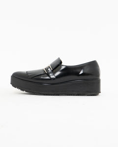 PRADA x Black Classic Loafers (10)