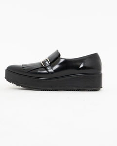 PRADA x Black Classic Loafers (10)