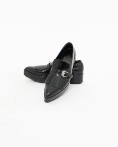 PRADA x Black Classic Loafers (10)