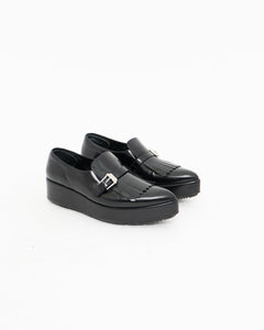 PRADA x Black Classic Loafers (10)