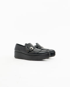 PRADA x Black Classic Loafers (10)