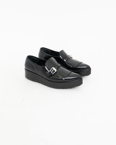 PRADA x Black Classic Loafers (10)