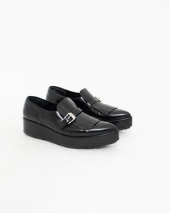 PRADA x Black Classic Loafers (10)