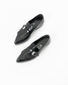 PRADA x Black Classic Loafers (10)