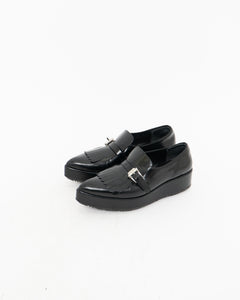 PRADA x Black Classic Loafers (10)