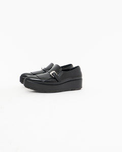 PRADA x Black Classic Loafers (10)