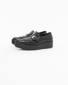 PRADA x Black Classic Loafers (10)