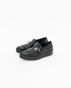 PRADA x Black Classic Loafers (10)