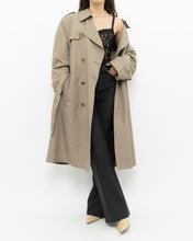 Load image into Gallery viewer, Vintage x HART SCHAFFNER &amp; MARX 80s Beige Wool Trench (XS-M)