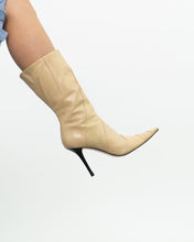 Load image into Gallery viewer, ALDO x Genuine Leather Beige Heeled Boots (38)