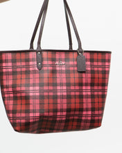 Load image into Gallery viewer, COACH x Pink Plaid Reversible Purse