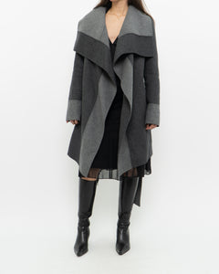 DIANE VON FURSTENBURG x Soft Wool-blend Trench (XS-M)