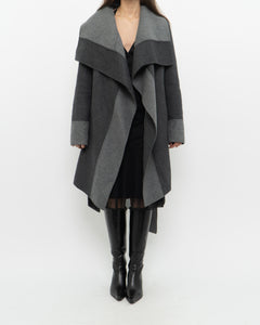 DIANE VON FURSTENBURG x Soft Wool-blend Trench (XS-M)