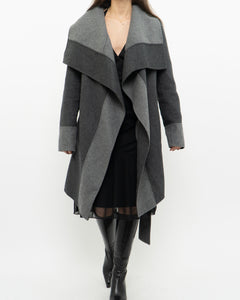 DIANE VON FURSTENBURG x Soft Wool-blend Trench (XS-M)