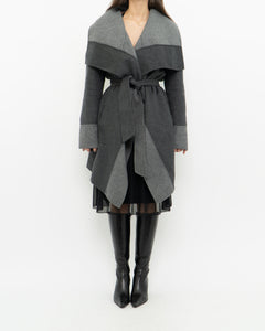 DIANE VON FURSTENBURG x Soft Wool-blend Trench (XS-M)