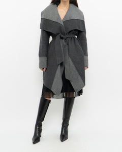 DIANE VON FURSTENBURG x Soft Wool-blend Trench (XS-M)