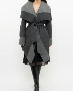 DIANE VON FURSTENBURG x Soft Wool-blend Trench (XS-M)