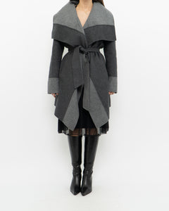 DIANE VON FURSTENBURG x Soft Wool-blend Trench (XS-M)