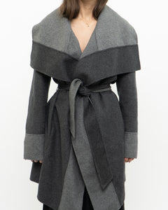 DIANE VON FURSTENBURG x Soft Wool-blend Trench (XS-M)