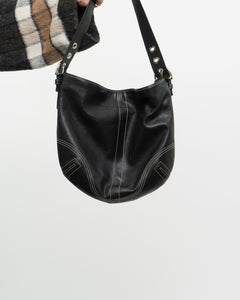 COACH x Black Leather Purse