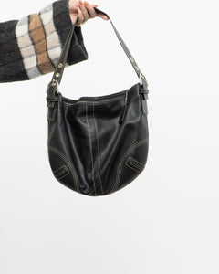 COACH x Black Leather Purse