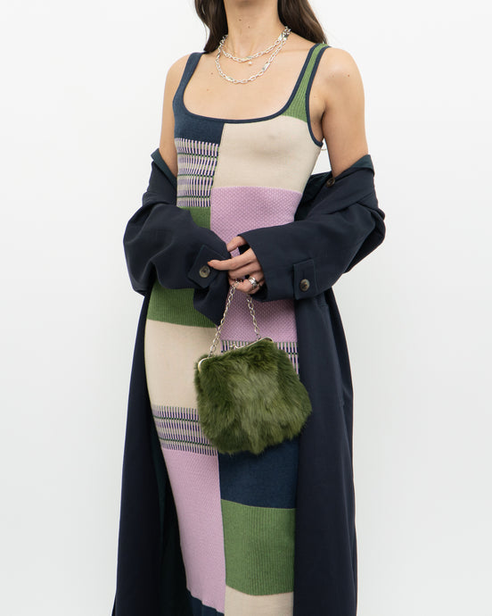 Modern x Colour-block Knit Dress (S)