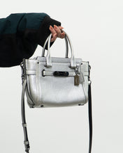 Load image into Gallery viewer, COACH x Swagger 21 Silver Leather Crossbody