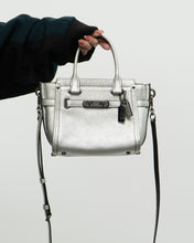 Load image into Gallery viewer, COACH x Swagger 21 Silver Leather Crossbody