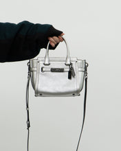 Load image into Gallery viewer, COACH x Swagger 21 Silver Leather Crossbody