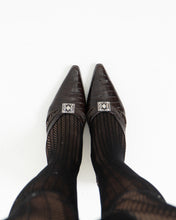 Load image into Gallery viewer, Vintage x Made in Italy x BRIGHTON Burgundy Leather Mules (7, 7.5)