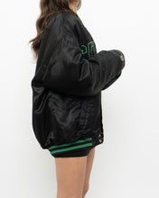 Load image into Gallery viewer, Vintage x MAJESTIC x CELTICS Black Satin Bomber Jacket (S-XL)