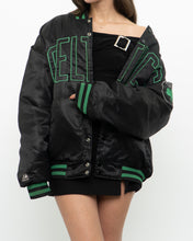 Load image into Gallery viewer, Vintage x MAJESTIC x CELTICS Black Satin Bomber Jacket (S-XL)