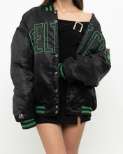 Load image into Gallery viewer, Vintage x MAJESTIC x CELTICS Black Satin Bomber Jacket (S-XL)