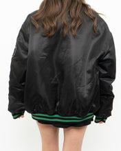 Load image into Gallery viewer, Vintage x MAJESTIC x CELTICS Black Satin Bomber Jacket (S-XL)