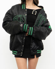 Load image into Gallery viewer, Vintage x MAJESTIC x CELTICS Black Satin Bomber Jacket (S-XL)