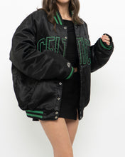 Load image into Gallery viewer, Vintage x MAJESTIC x CELTICS Black Satin Bomber Jacket (S-XL)