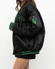 Load image into Gallery viewer, Vintage x MAJESTIC x CELTICS Black Satin Bomber Jacket (S-XL)