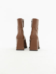 ANA PALMA SPAIN x Tan Leather Boots (7, 7.5)