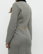 Load image into Gallery viewer, Vintage x Made in Canada x Black &amp; White Houndstooth Blazer (M, L)