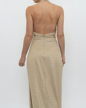 Load image into Gallery viewer, RALPH LAUREN x Gold Metallic Dress (S, M)