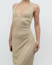 Load image into Gallery viewer, RALPH LAUREN x Gold Metallic Dress (S, M)